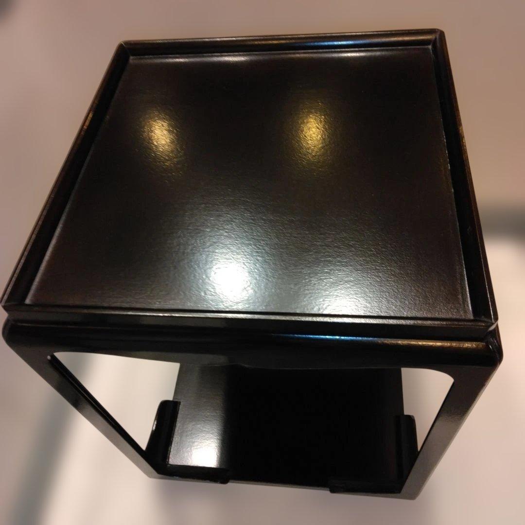 高麗卓 真塗 木製 茶道具