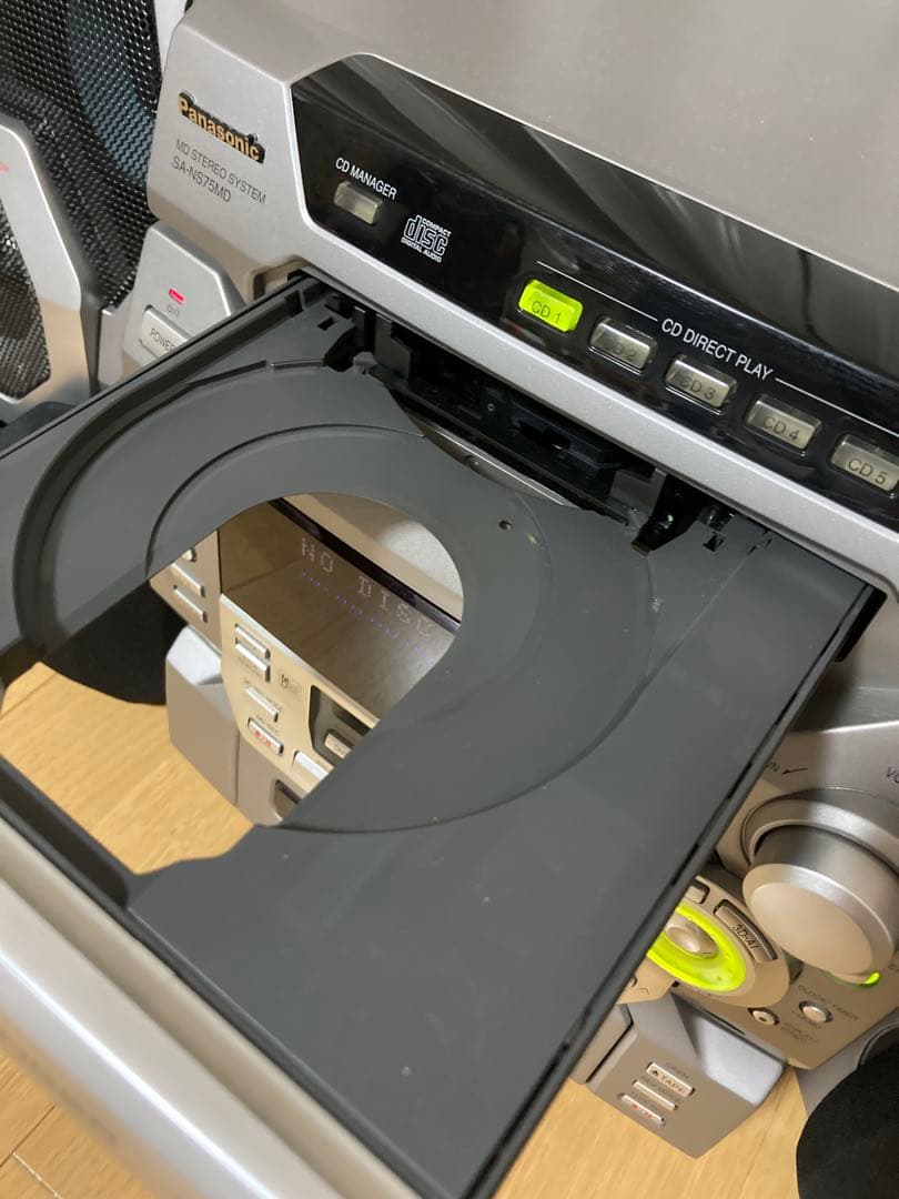 Panasonic SB-NS75 MDミニコンポ 5CDチェンジャー