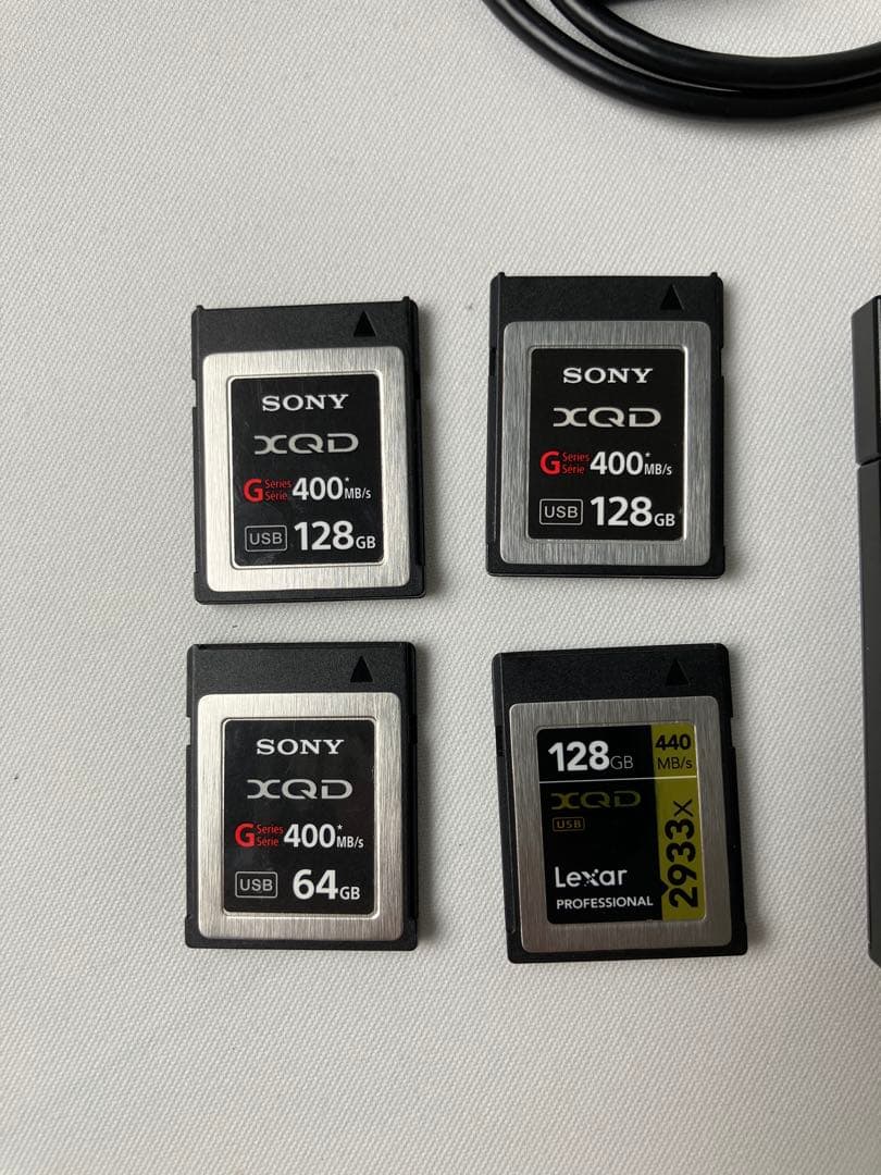 SONY Lexar XQDカードセット 128GB×3 64GB×1