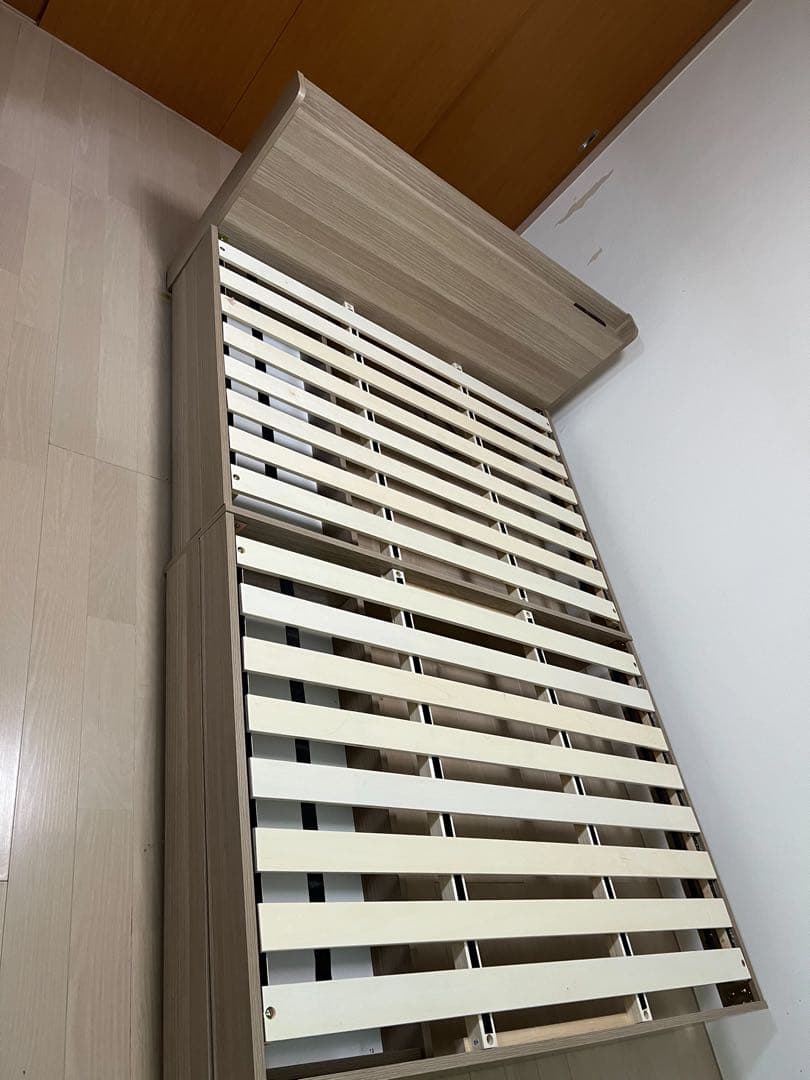 まとめ買い対応⭐︎たな٩( 'ω' )و USBポート付きダブルベッドフレー