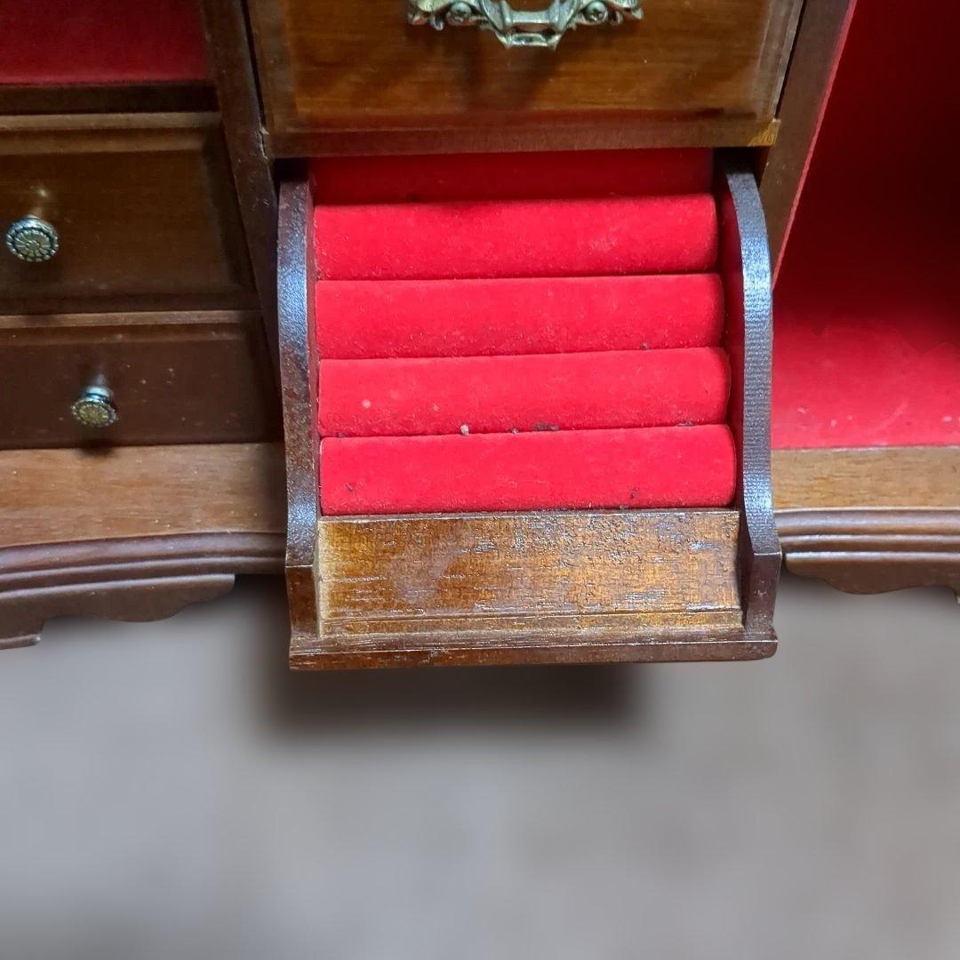 木製ミュージカルBOX　アクセサリーケース