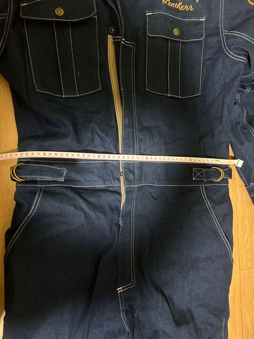 【ホッコウ太】vanson デニムオーバーオール ネイビー