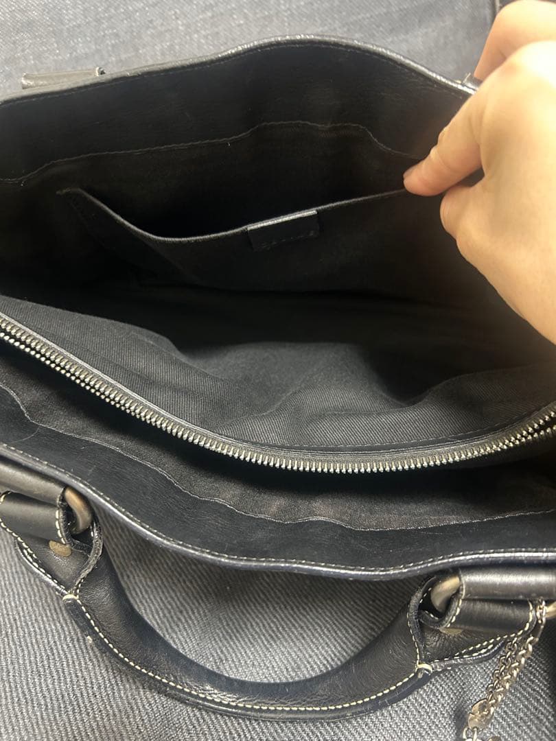 セリーヌ　Celine ブギーバッグ　黒　トリオンフ　チャーム付き