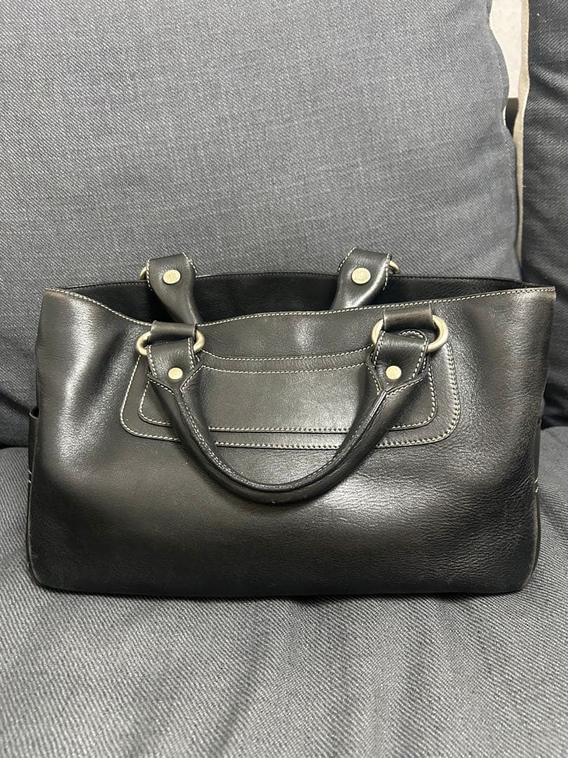 セリーヌ　Celine ブギーバッグ　黒　トリオンフ　チャーム付き