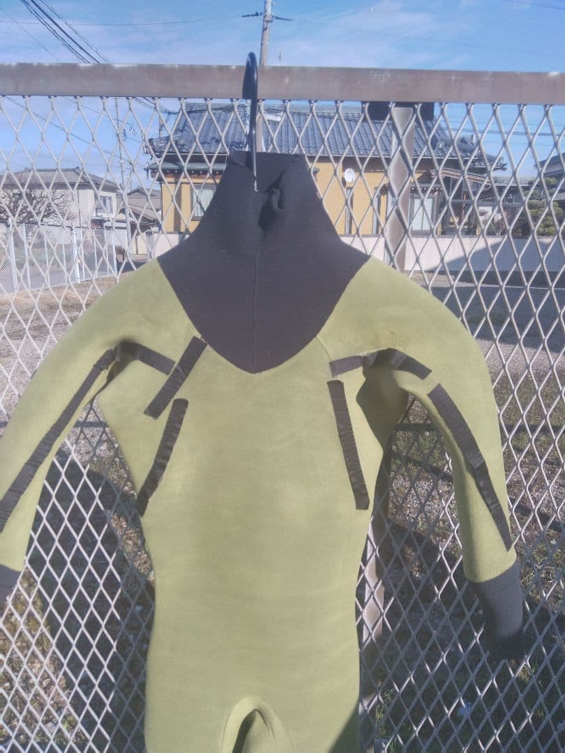 エアタイト　ネックエントリー　セミドライ　М〜ML程度 ウェットスーツ　リング付