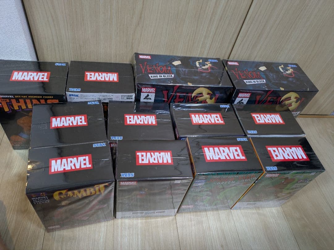 【新品】MARVEL ACT/CUT PREMIUM FIGURE １２体セット