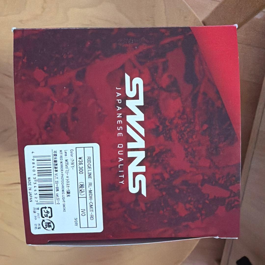 SWANS RIDGE LINE ゴーグル マットブラック新品で購入1回使用品