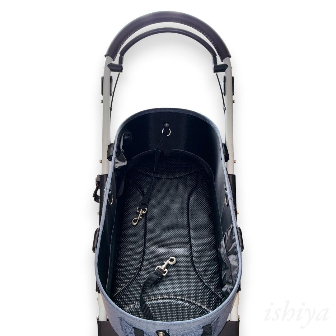 【極美品】エアバギー for dog ドーム２ 希少デニムカラー Mサイズ