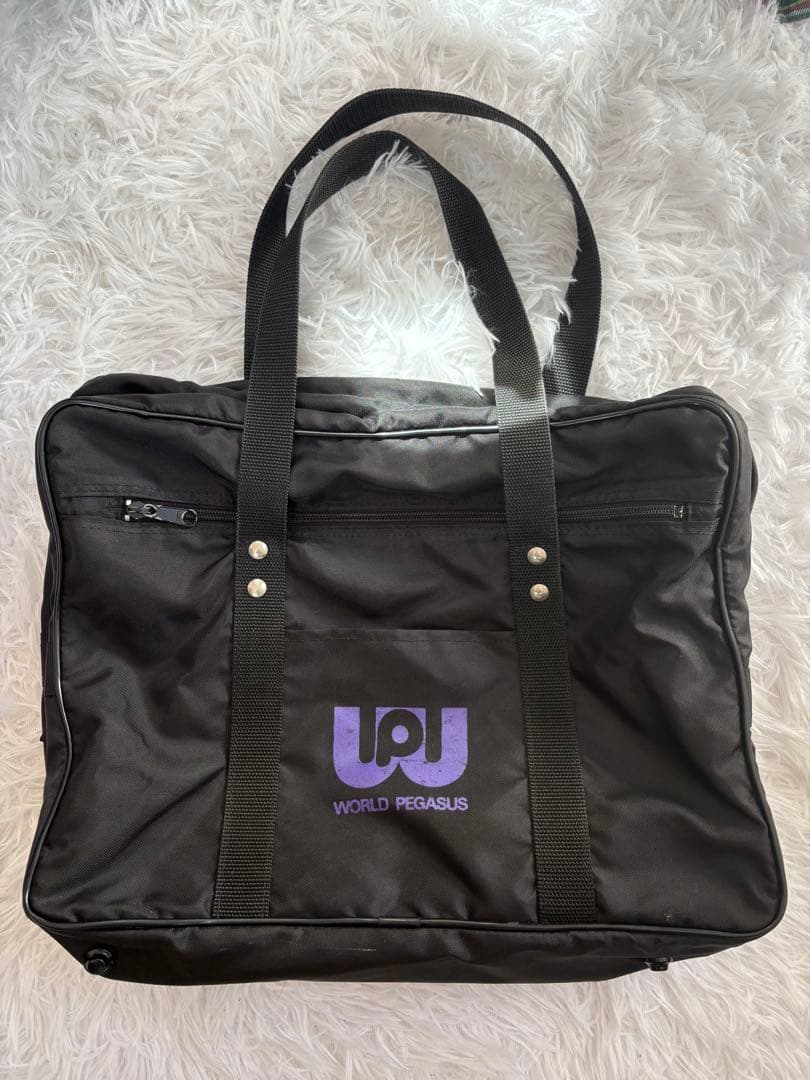 希少品　ワッペ　黒紫　黒　スクバ