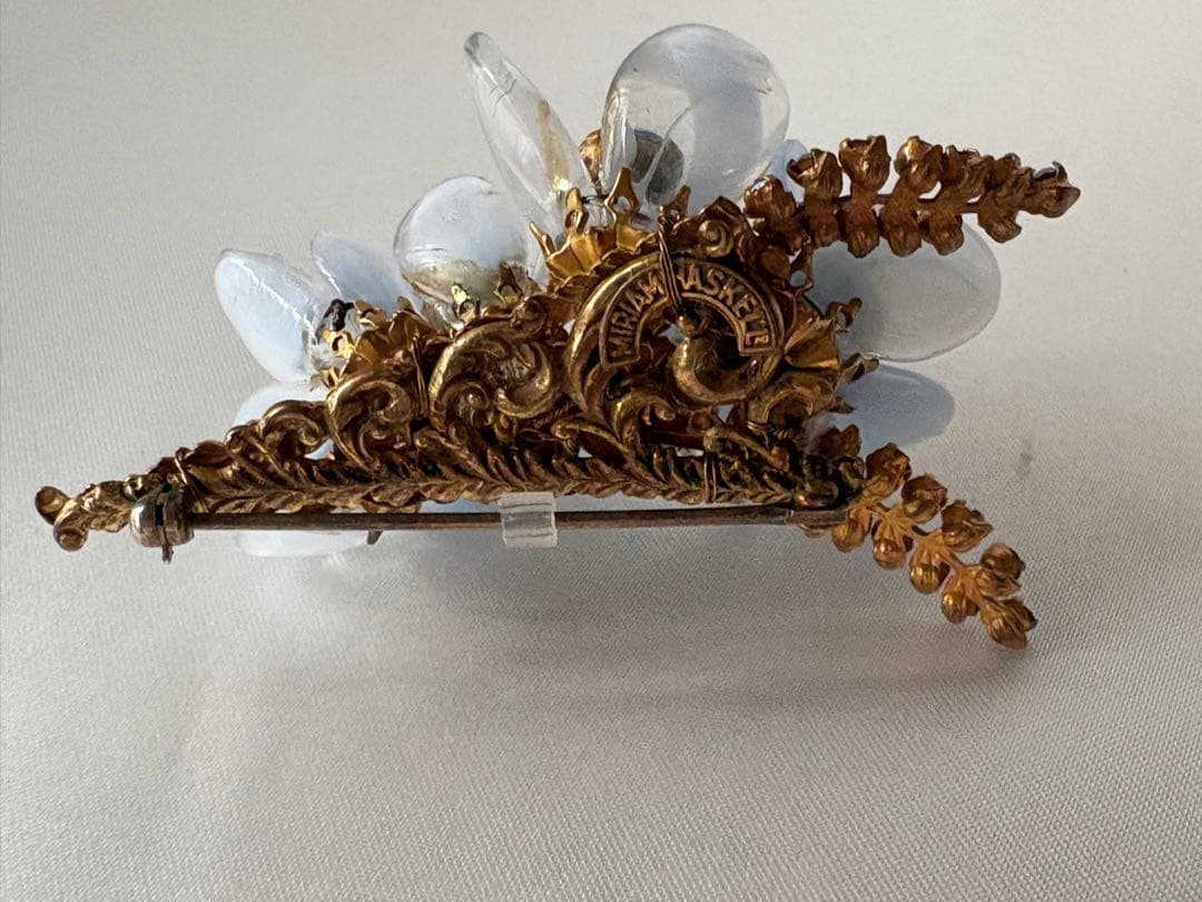 Miriam Haskell ビンテージ ブローチ