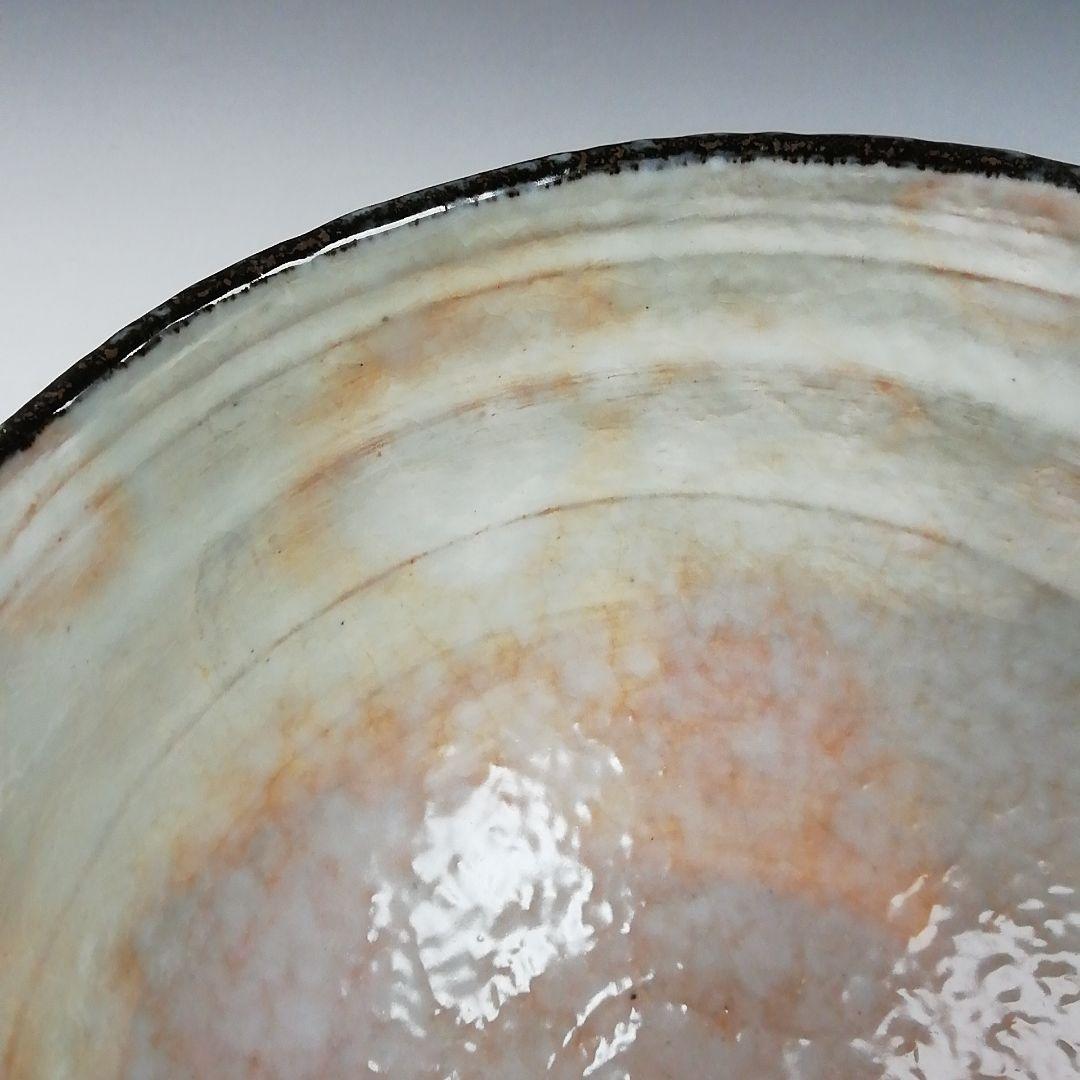 Ｗ２００　茶碗　『風神』『浅見与し三 造』　共箱　抹茶碗　茶道具