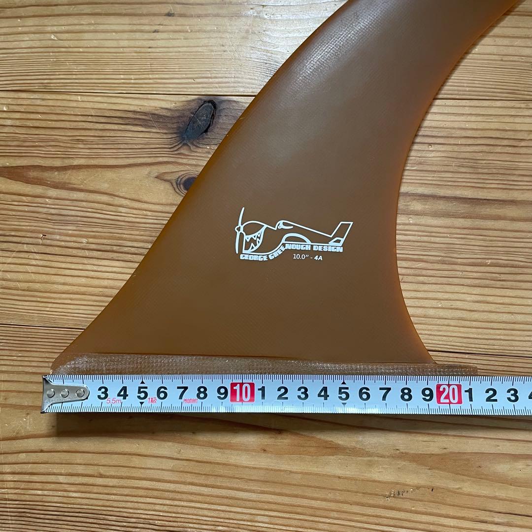 美品 ジョージグリノー グリノーフィン 4A 10 kelp シングルフィン
