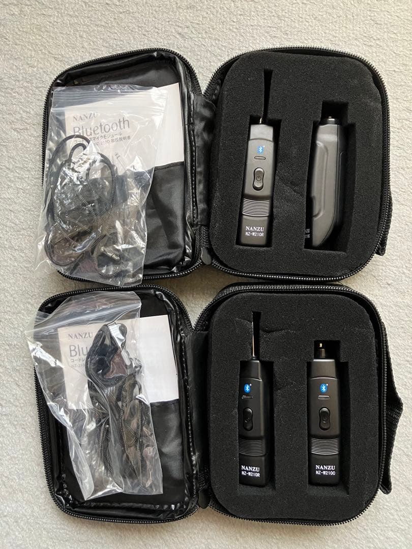 NANZU NZ-W210C/NZ-W210R ワイヤレス受信機　2セット