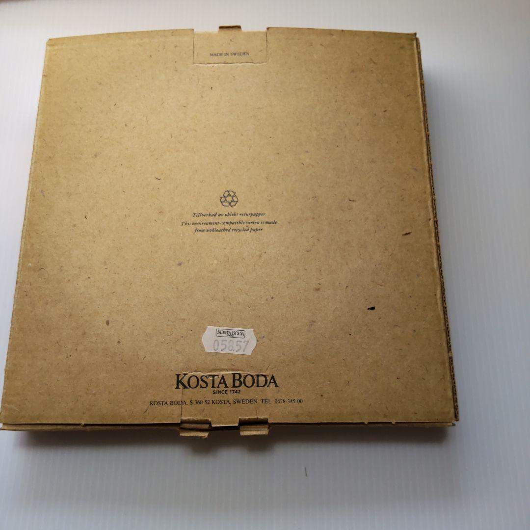 新品未使用 コスタ ボダ  KOSTA BODA  ガラス皿  当選通知付 希少