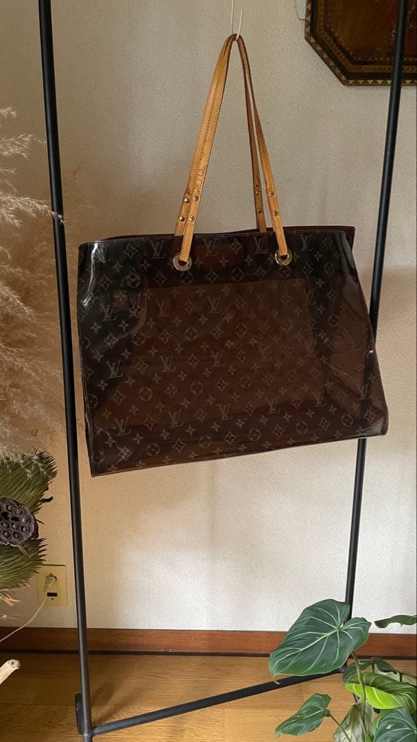 レア‼️ルイヴィトン モノグラム PVC レザー トートバッグ 大容量 旅行