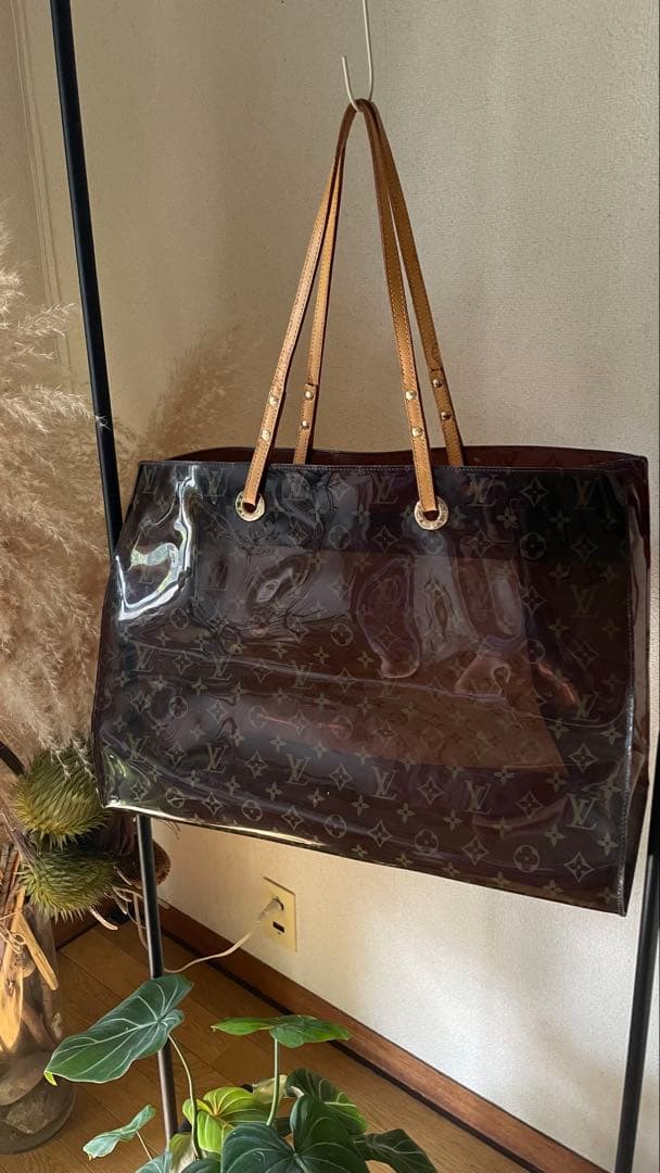 レア‼️ルイヴィトン モノグラム PVC レザー トートバッグ 大容量 旅行