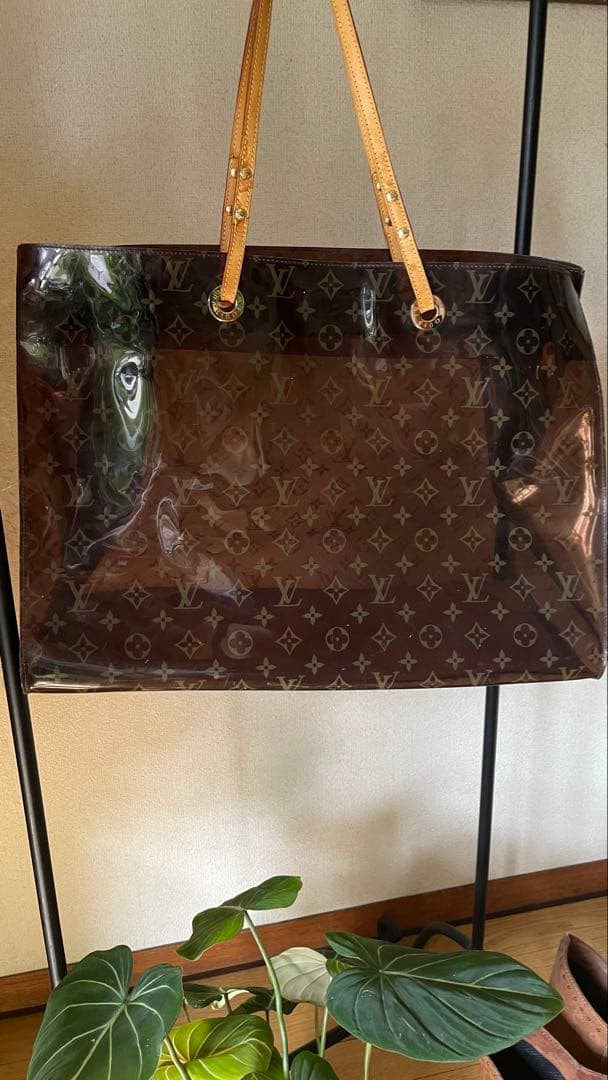 レア‼️ルイヴィトン モノグラム PVC レザー トートバッグ 大容量 旅行