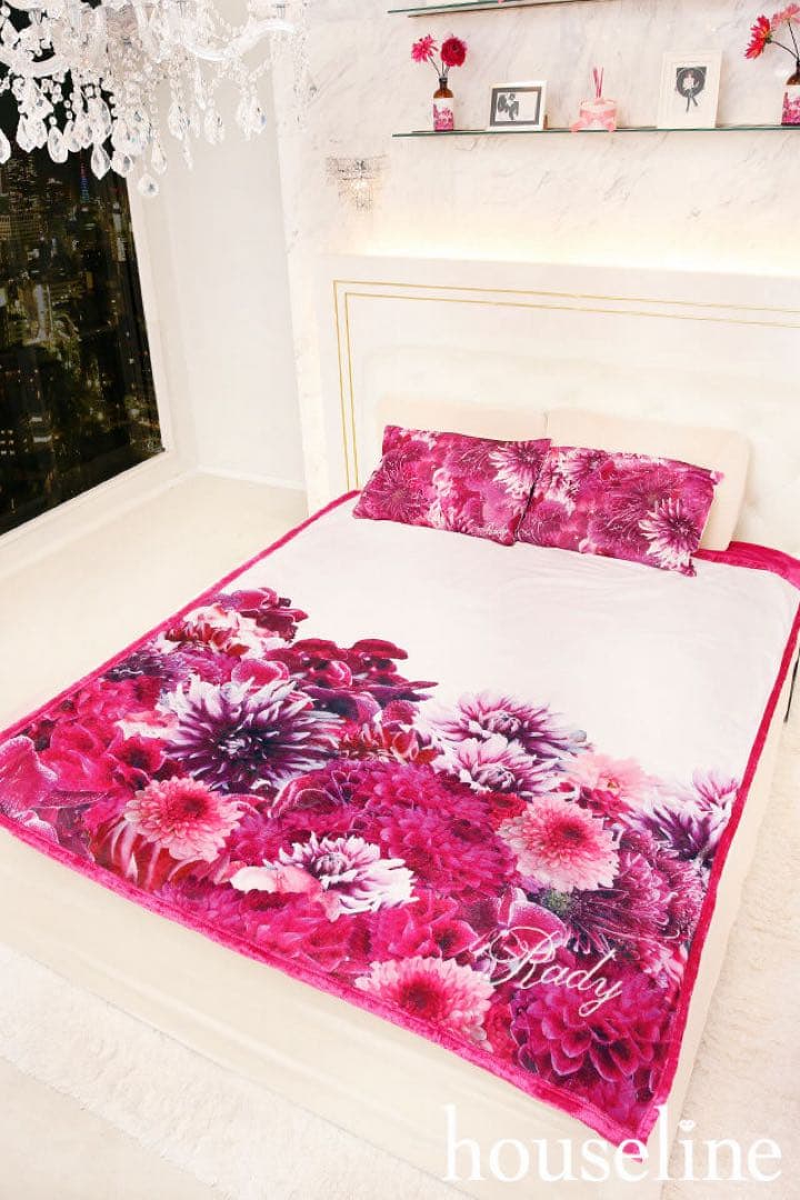 Rady♡リゾートフラワー柄毛布