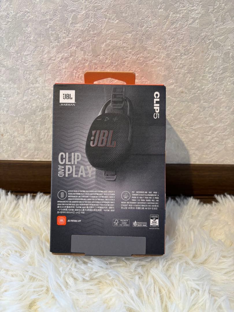【新品】JBLCLIP5 BLU ワイヤレススピーカー　Bluetooth