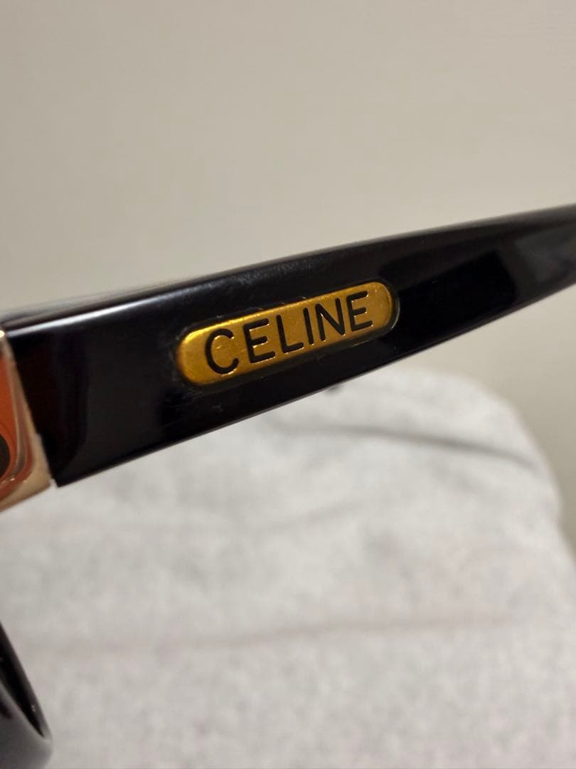 片*中様 CELINE PARIS サングラス ブラック CLF-283 ケース