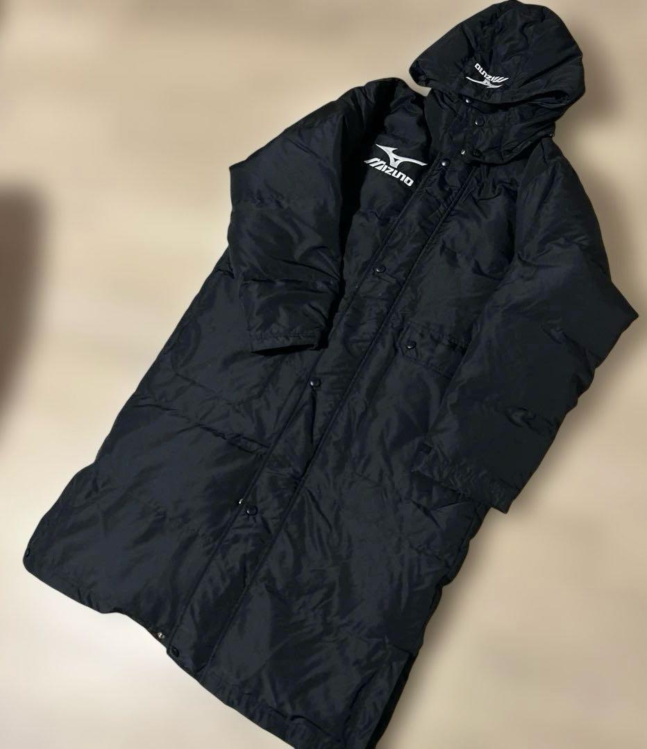 Mizuno 【美品ダウン ベンチコート S ミズノ ダウンコート　ロングコート