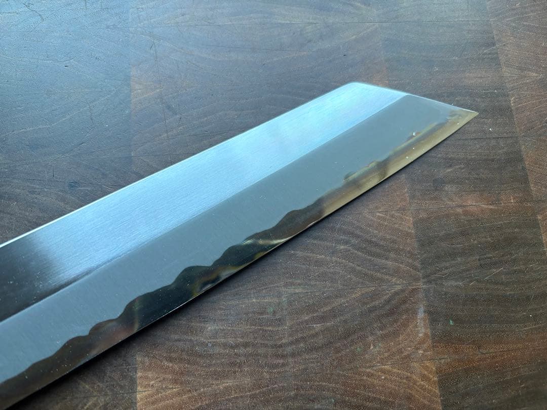 堺打刃物　切付　和牛刀　240mm 包丁　白鋼　和包丁　片刃　本職　和食