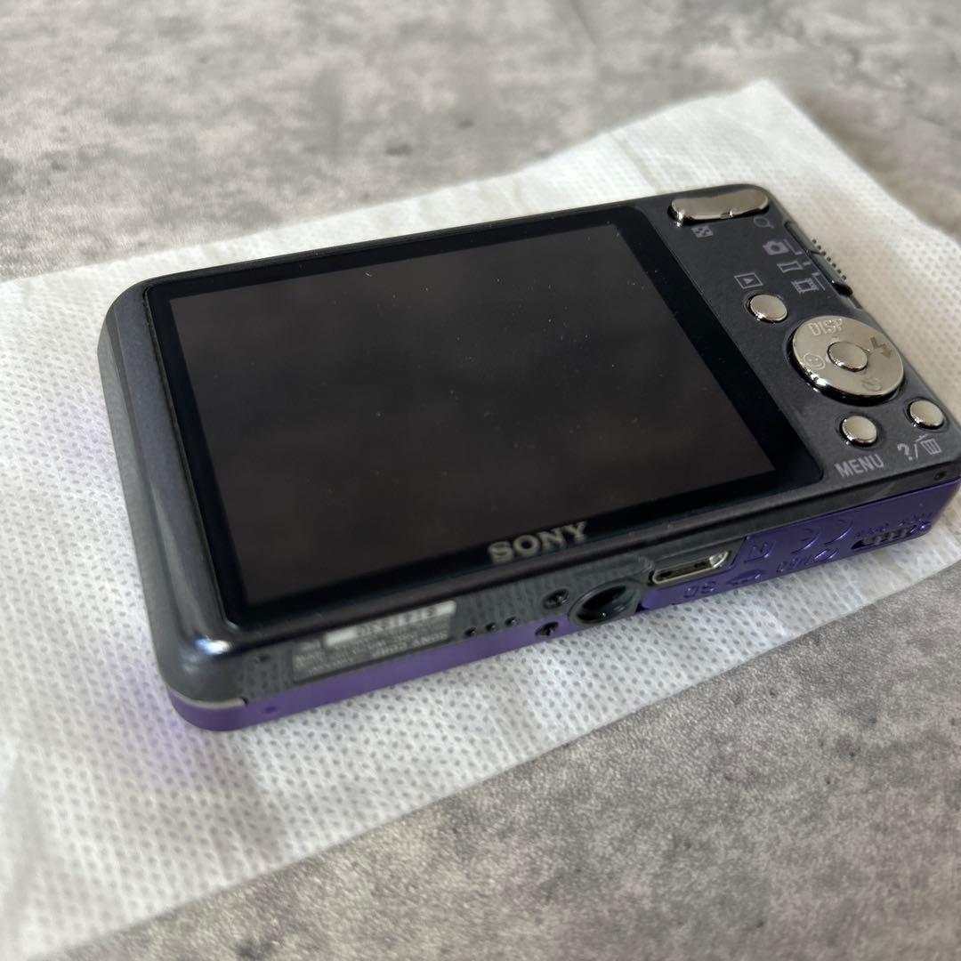 【美品】SONY Cyber-shot DSC-W570　バイオレット　動作OK