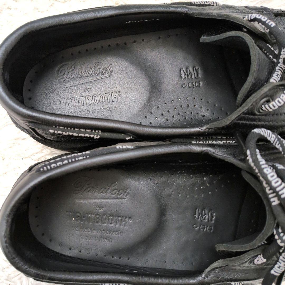【極美品】パラブーツ　×　タイトブース　MALO　デッキシューズ　ディアスキン