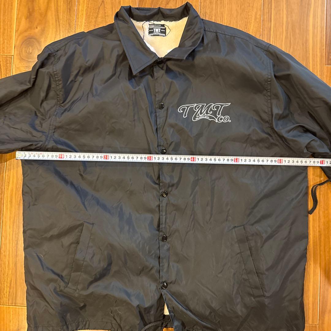 【希少XL】TMT 裏ボア コーチジャケット ピンナップガール 黒