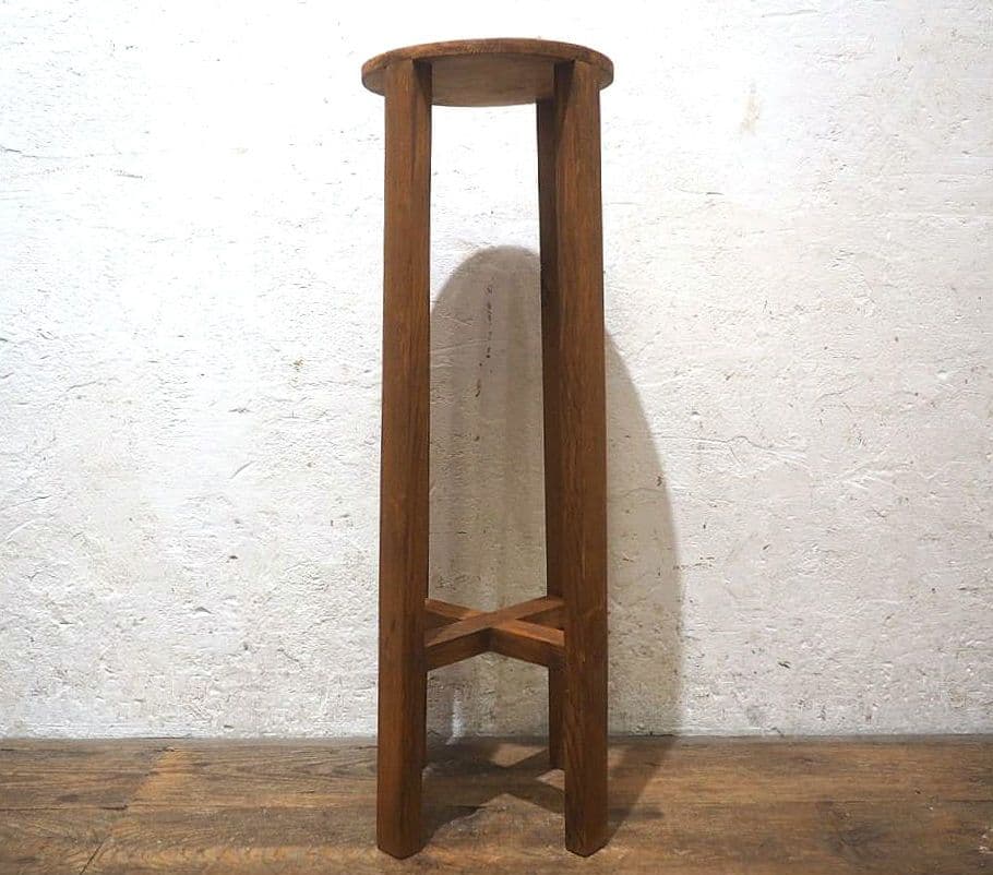 1326 レトロな陳列台　展示台　花台　ガーデニング　古家具　古道具　アトリエ