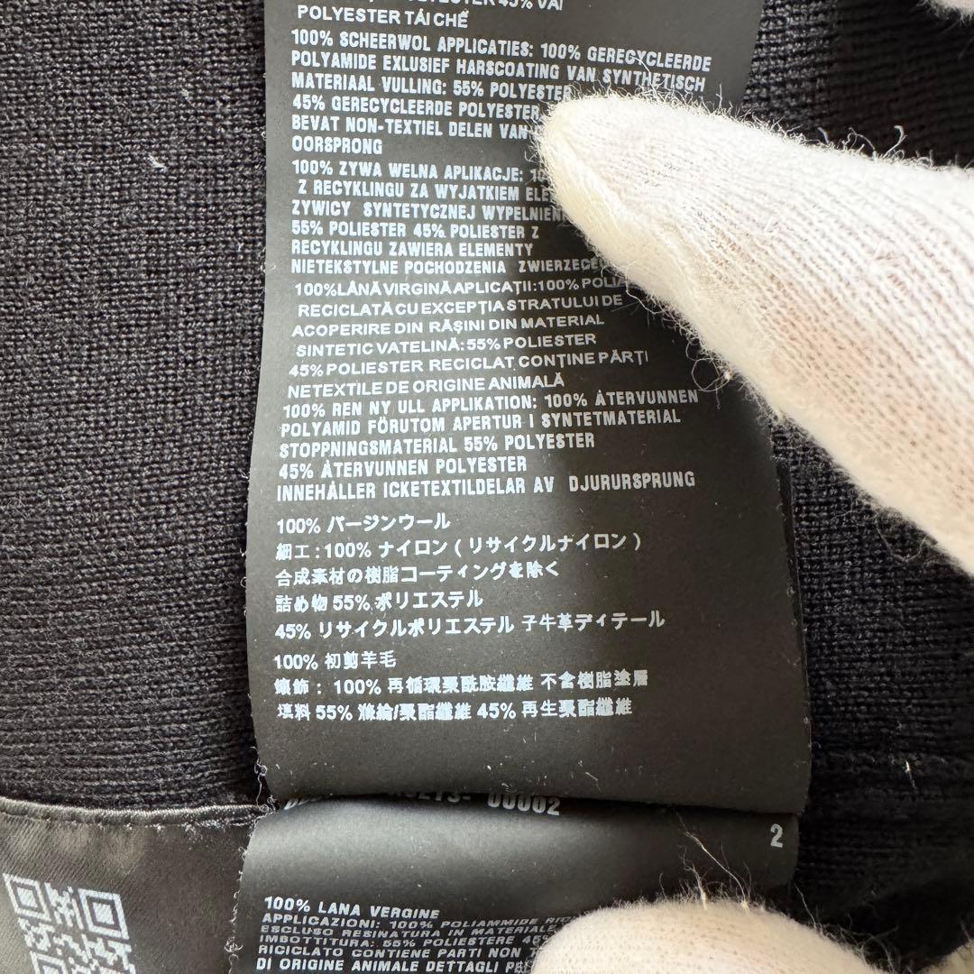 美品　プラダ　ドライバーズニット　三角プレート　ブラック　Mサイズ　現行