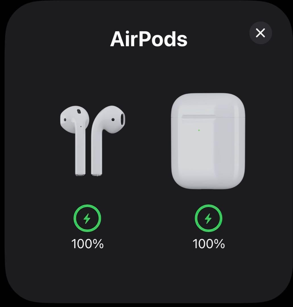 【Apple純正品】 AirPods2 ワイヤレスイヤホン エアポッズ