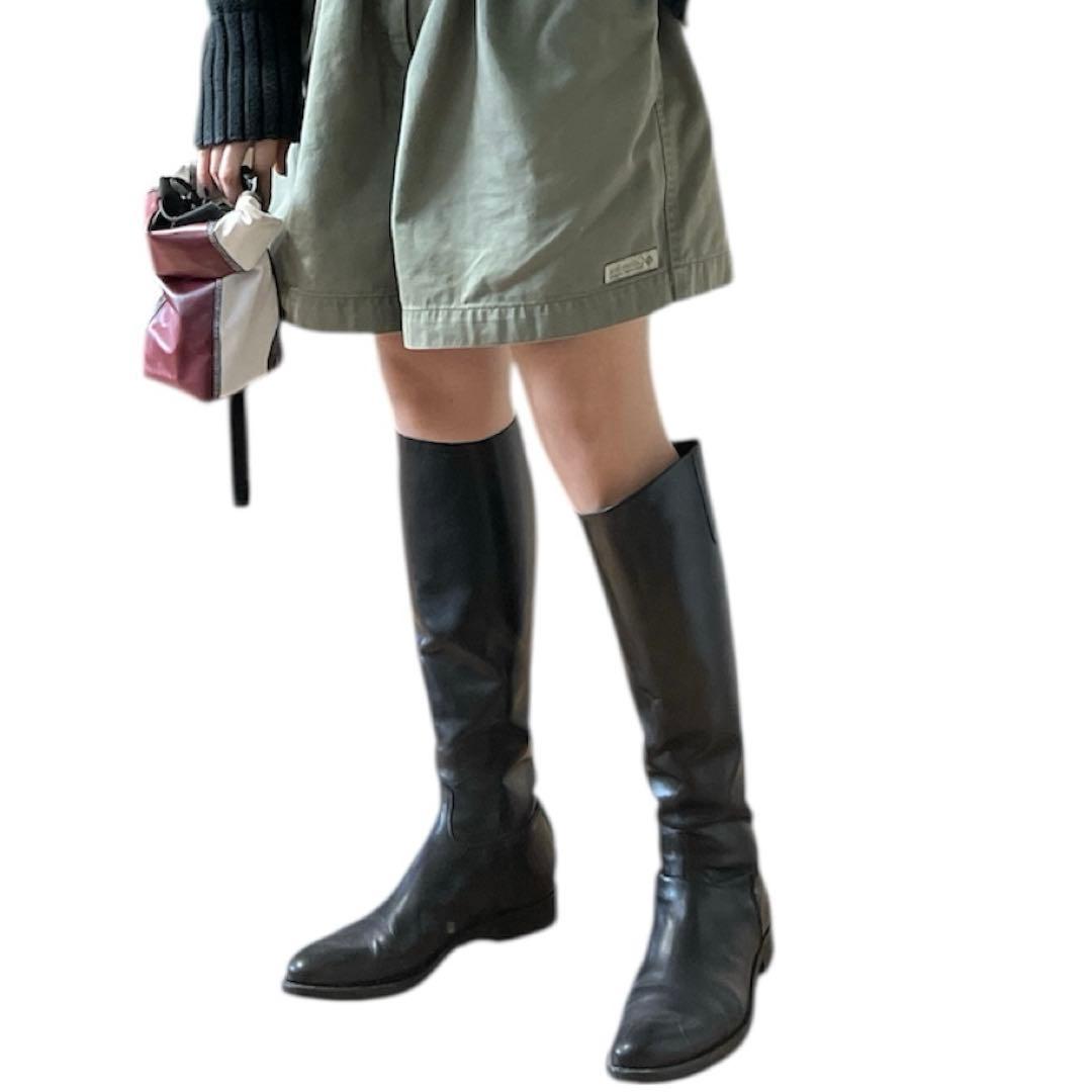 Jil sander レザー　ロングブーツ