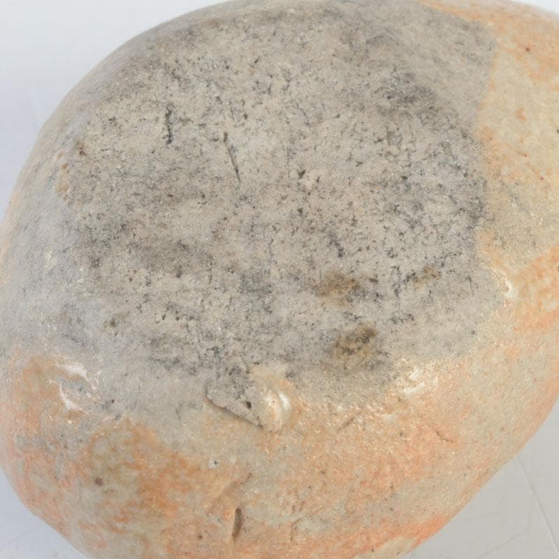 茶道具　志野焼　桃香合　時代箱付　V　9868