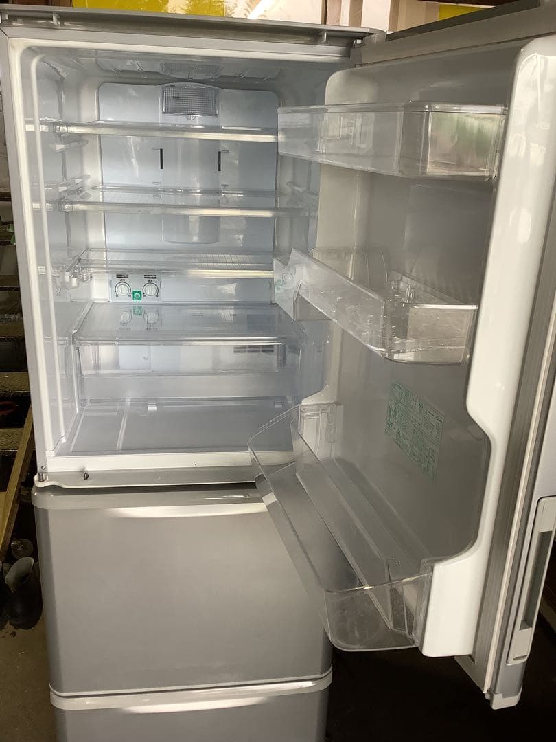 シャープ 3ドア冷蔵庫 SJ-W351E-S 350L 2019年製