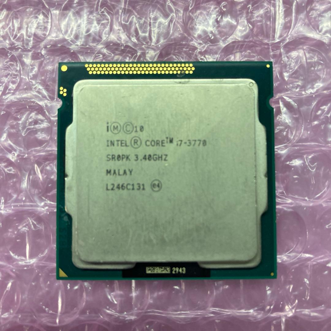 動作確認済み3個セットintel CORE i7 3770