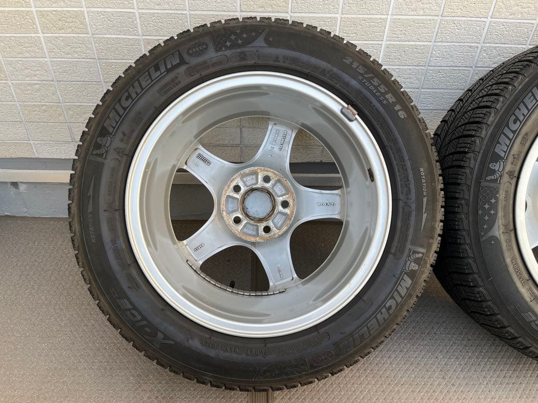 【直接お渡し】ボルボ S60 V60 純正 16インチ アルミホイール４本セット