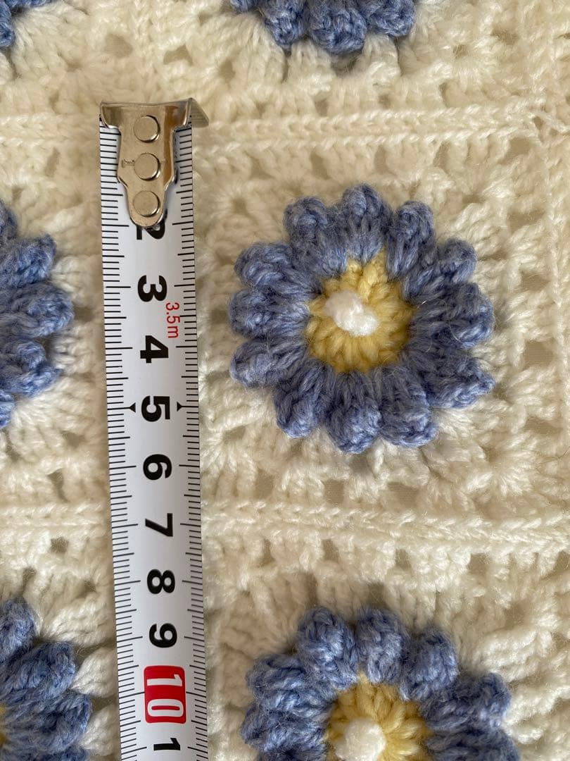 モチーフ編みマルチカバー　大判サイズ