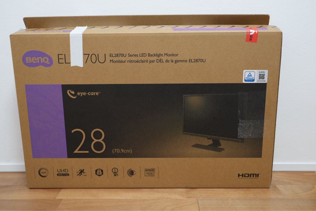 BENQ EL2870U 4K ディスプレイ ゲーミングモニター　27.9インチ