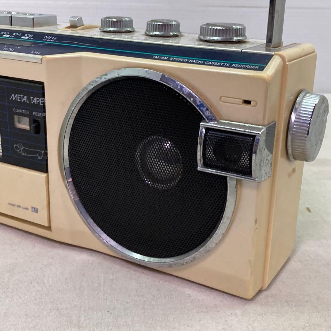 レトロ SANYO ラジオ カセット プレイヤー MR-U4SF