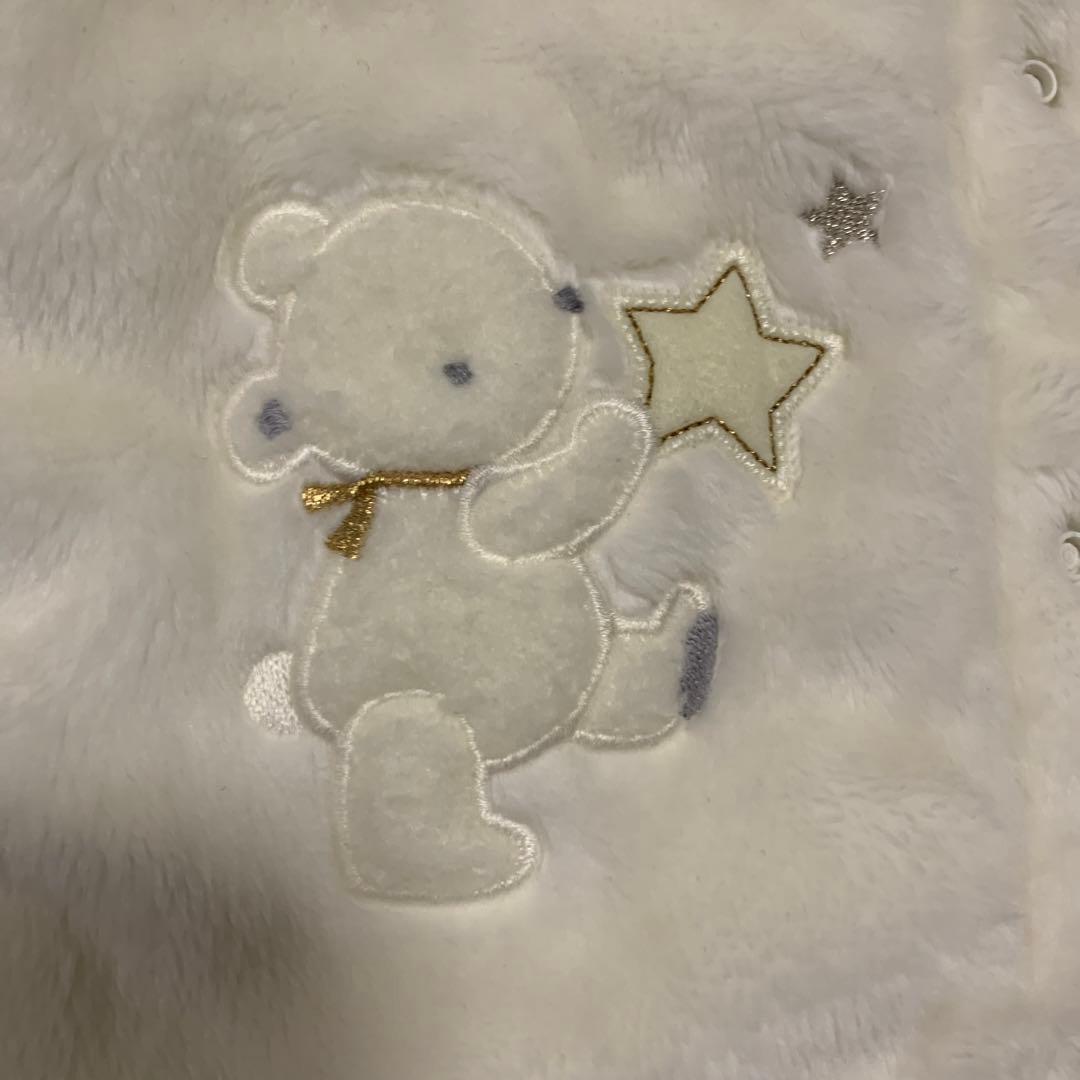 ファミリア　ベビーおくるみ　ジャンプスーツ