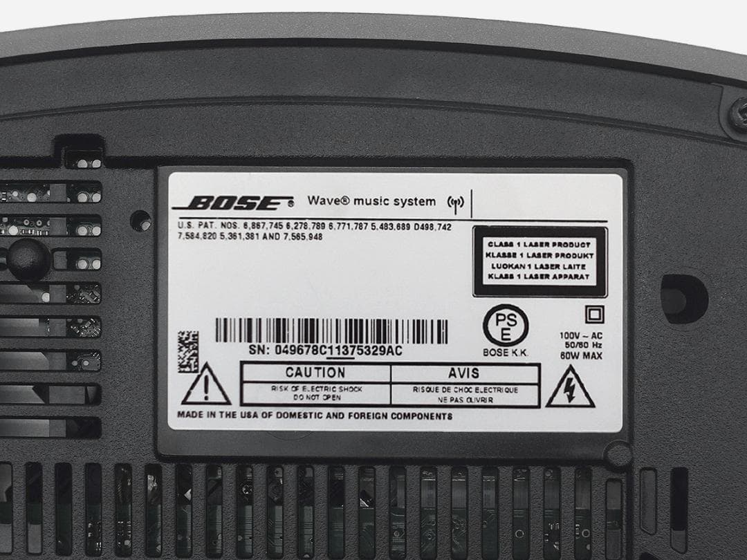 BOSE Wave Music System チタニウムシルバー 動作品