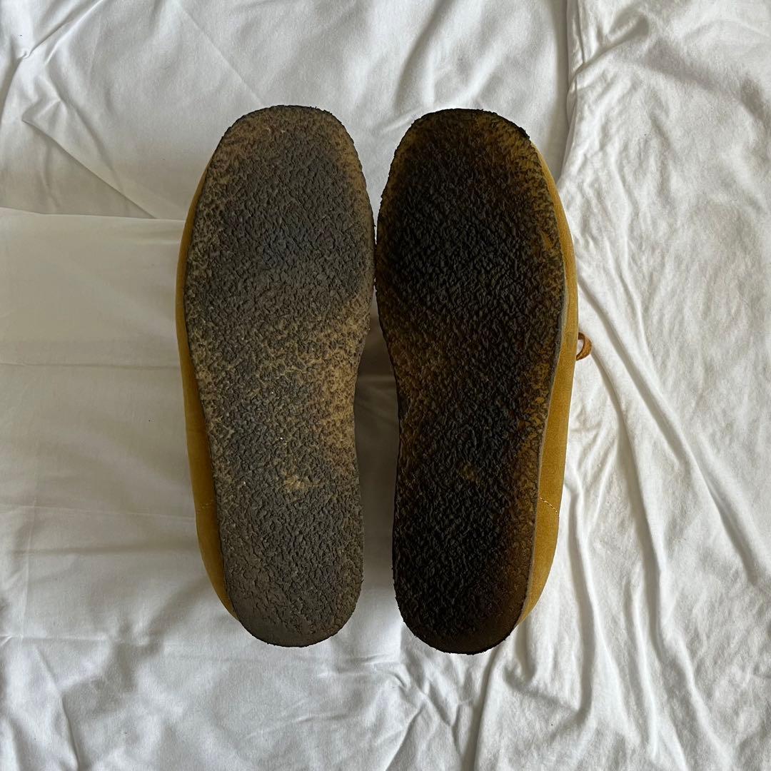 35周年 stussy Clarks ワラビー 25.5cm イエロー