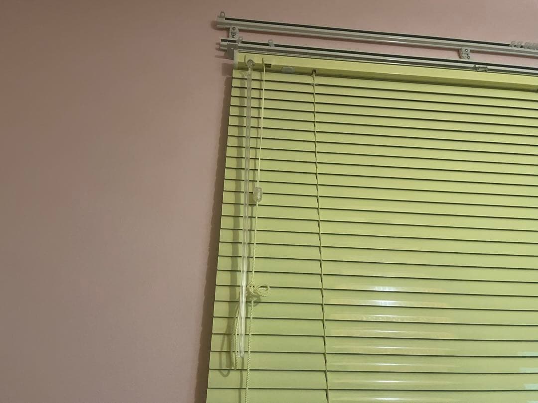 ブラインド　イエロー　165×130㎝