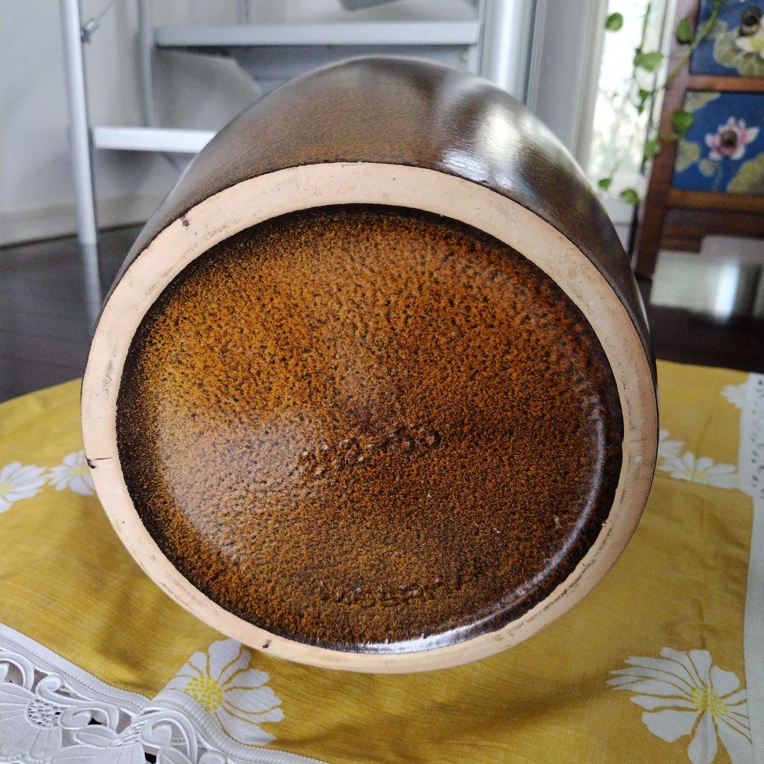 美品！ヴィンテージドイツ製 50-70年代FAT LAVA フラワーベース大型