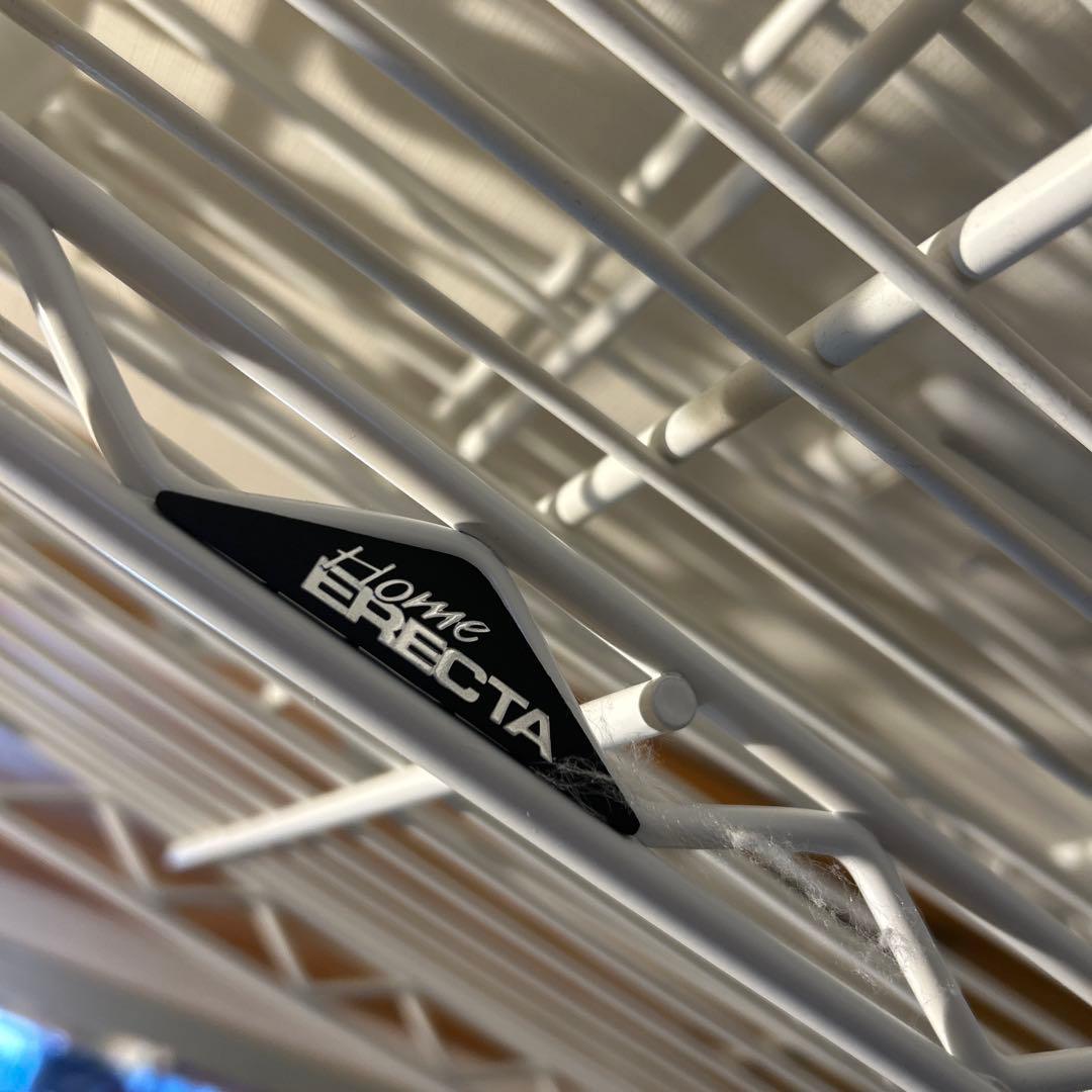 ERECTA 特注ステンレス製スチールラック ホワイト