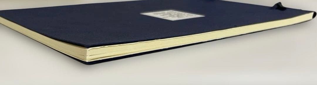 【匿名配送】未使用　ネイビー アドレス帳　文房具　年代物　レトロ