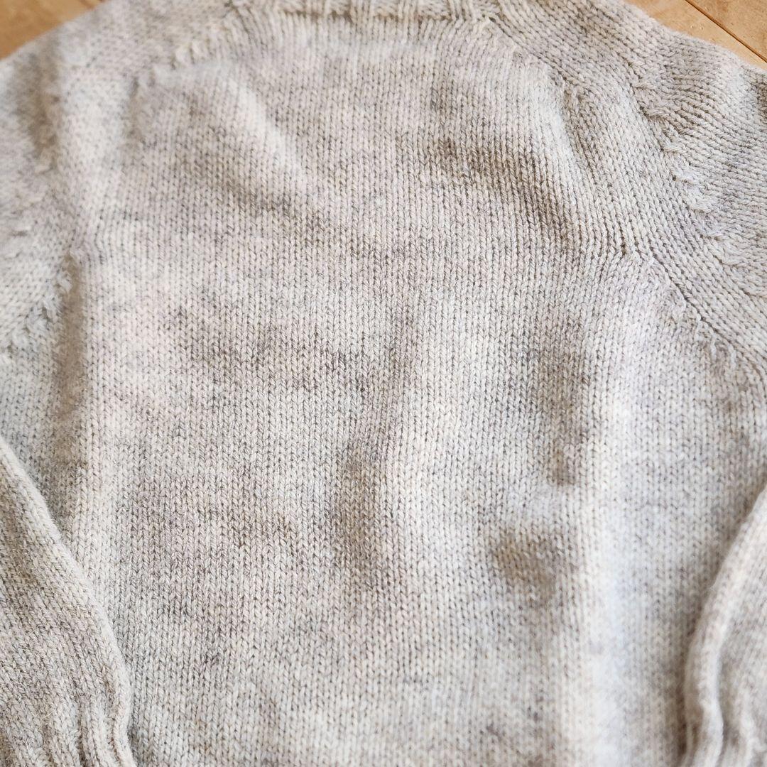 Harley of scotland ウール セーター ナチュラル サイズ40