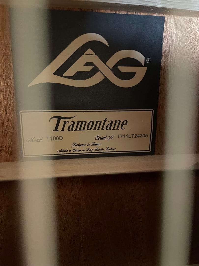 LAG Tramontane T100D アコースティックギター