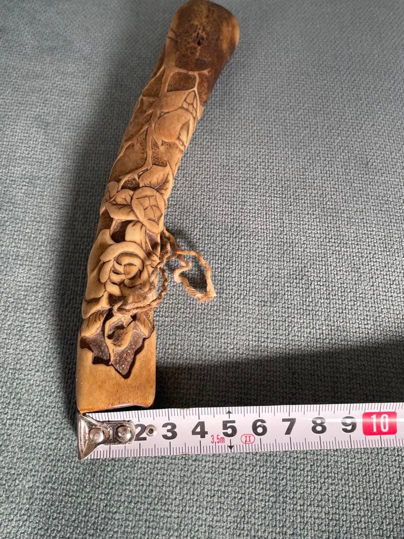 【昭和レトロ】 木製煙草盆・キセル付